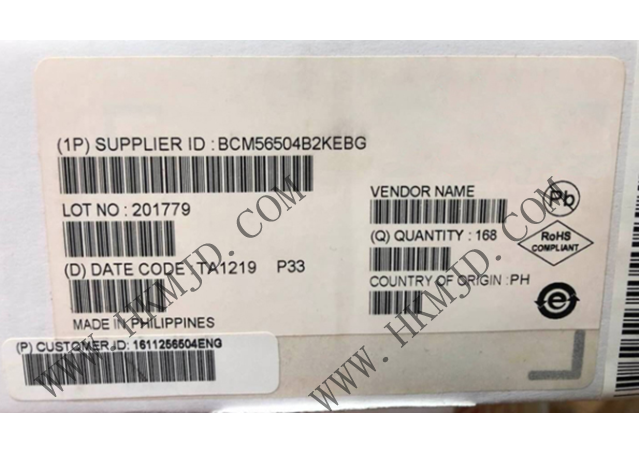 以太網(wǎng) IC BCM56504B2KEBG 24端口GbE多層交換機，帶4個10GbE/HiGig+?端口