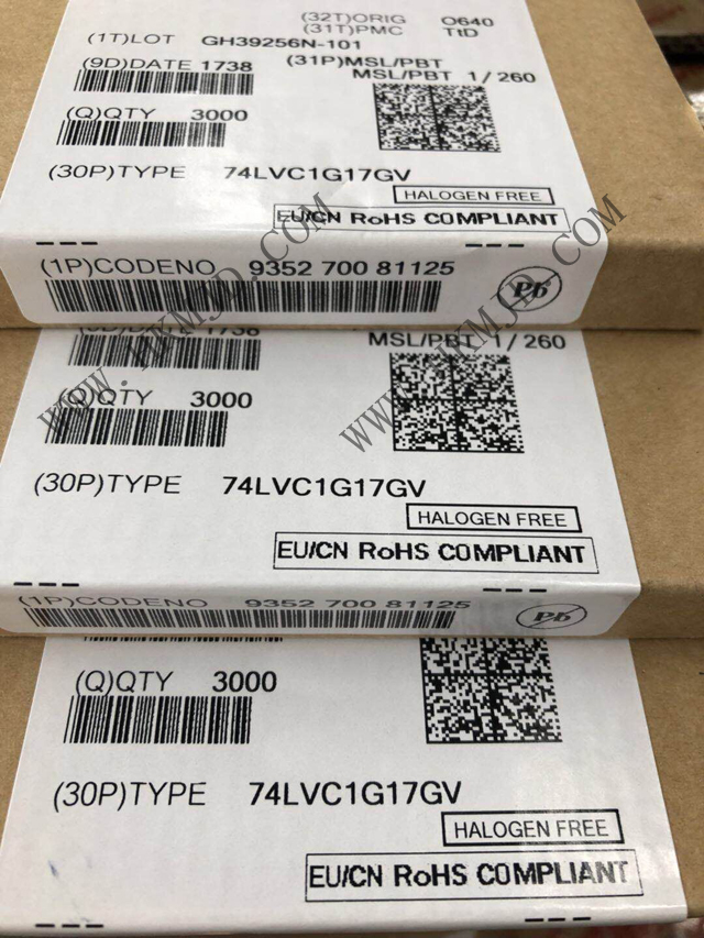 NXP 74LVC1G17GV 邏輯緩沖器，驅動器，接收器，收發(fā)器