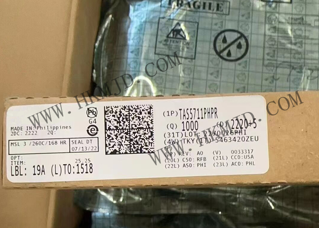 （分銷TI）2 通道 TAS5711PHPR 20W 立體聲 開(kāi)環(huán) D 類音頻放大器