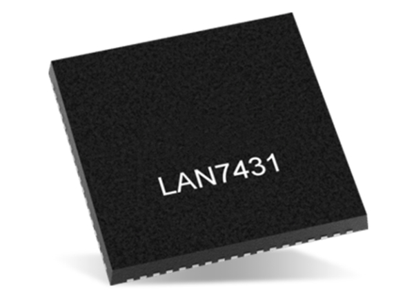可提供4個LED，LAN7431-V/YXX PCIe 3.1轉(zhuǎn)10/100/1000Mbps以太網(wǎng)橋接器