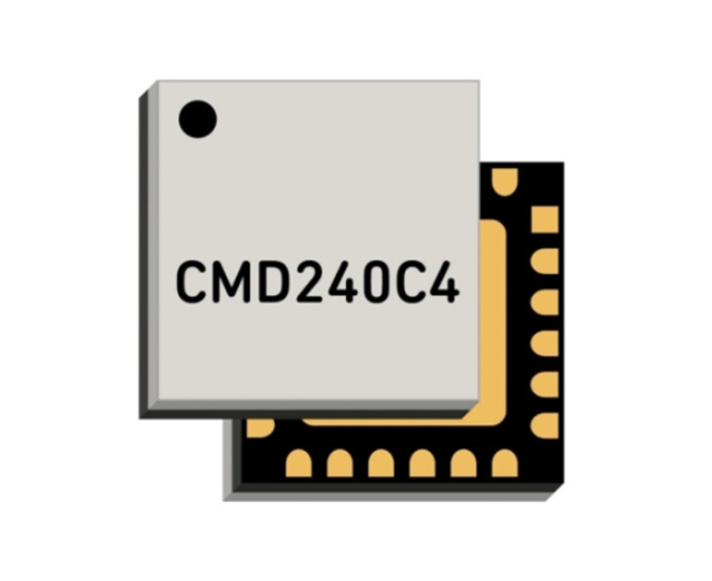 CMD240C4是一款射頻放大器，DC至22GHz，24QFN