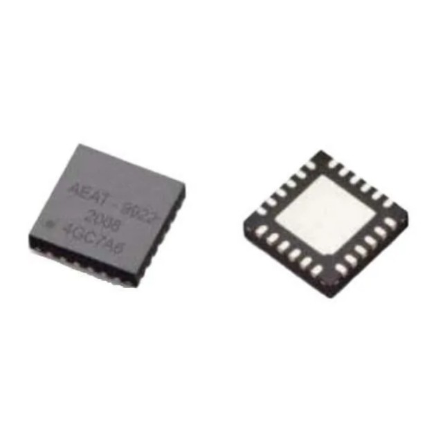 介紹：Broadcom AEAT-9933-102 14 位磁性編碼器開(kāi)關(guān)軸、QFN 24 引線