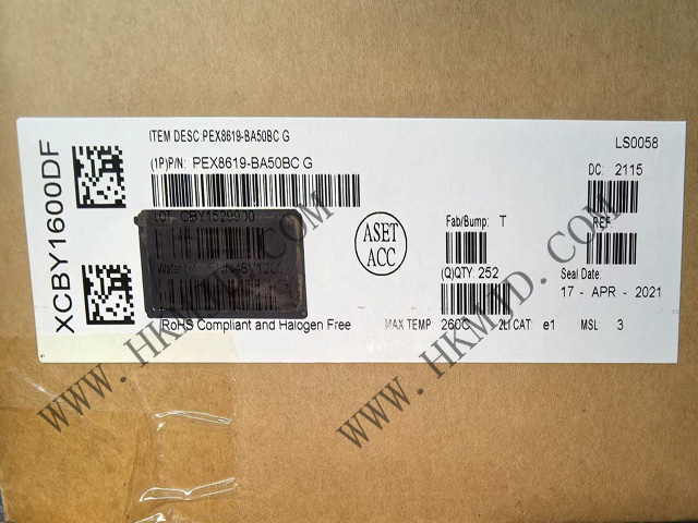 16 通道、16 端口 PEX8619-BA50BCG [Broadcom] PCI Express 交換機，19 x 19mm PBGA