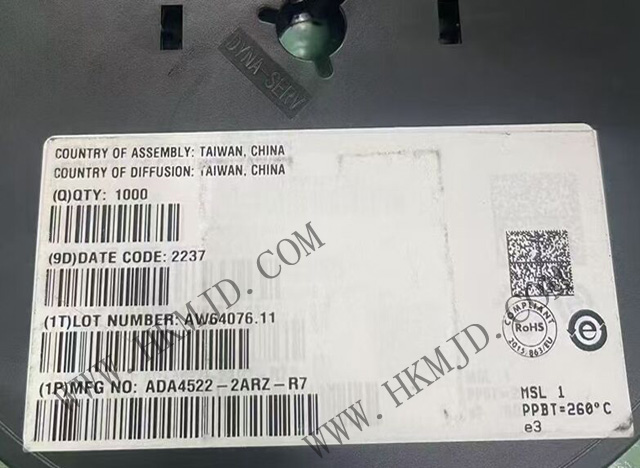 出售【ADI】低功耗運(yùn)算放大器 ADA4522-2ARZ 55V、雙通道、零漂移運(yùn)算放大器