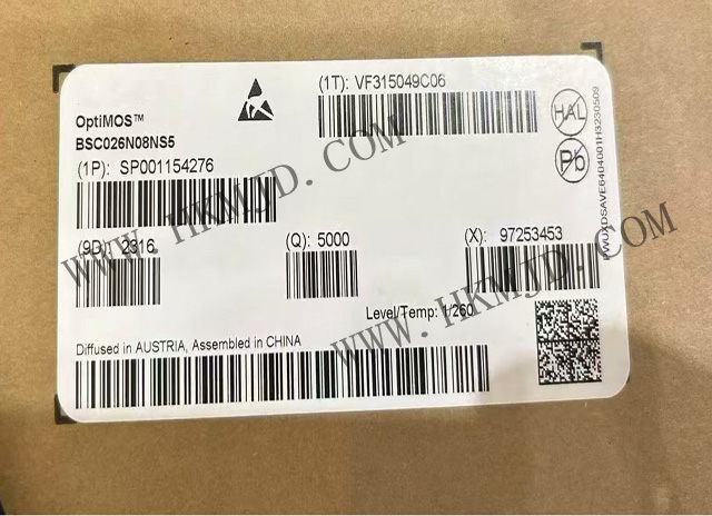 OptiMOS? 5 功率晶體管，80V BSC026N08NS5 N 溝道功率 MOSFET