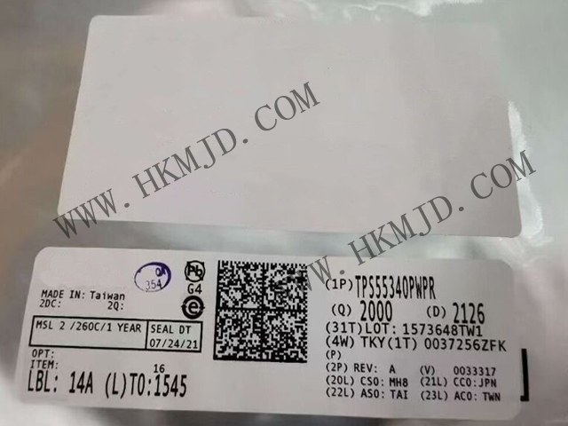 【德州儀器】具有5A、40V  TPS55340PWPR 集成式電源開關的單片非同步開關穩(wěn)壓器