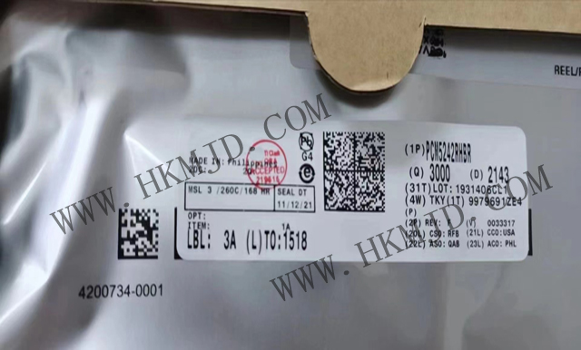 PCM5242RHBR (TI) 4.2VRMS DirectPath?、32 位、384kHz、114dB 音頻立體聲 DAC