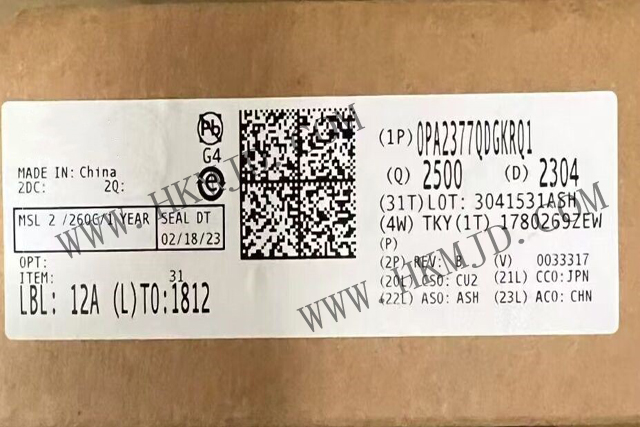 汽車放大器_OPA2377QDGKRQ1_軌到軌輸入/輸出、低噪聲、5MHz CMOS 運(yùn)算放大器