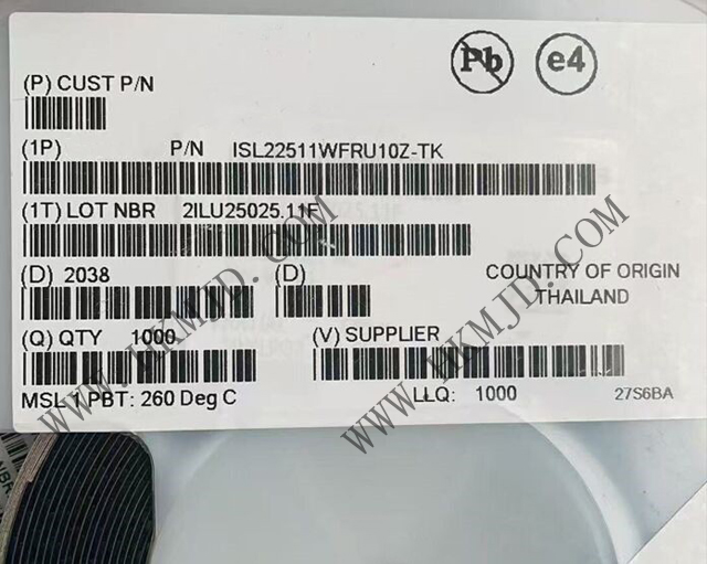 明佳達(dá)供應(yīng)Renesas（ISL22511WFRU10Z）XDCP? 數(shù)字電位計(jì)，助力高性能電子設(shè)計(jì)