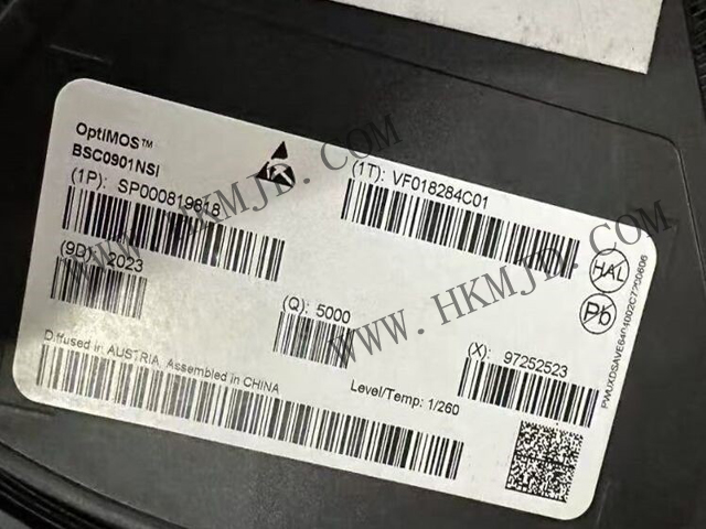 英飛凌N溝道 MOSFET_BSC0901NSI_OptiMOS? 功率 MOSFET，30V