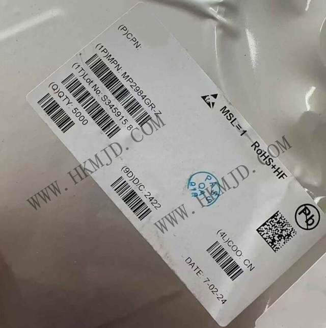 [供應] MP2984GR (MPS) 36V，四開關同步降壓-升壓型控制器