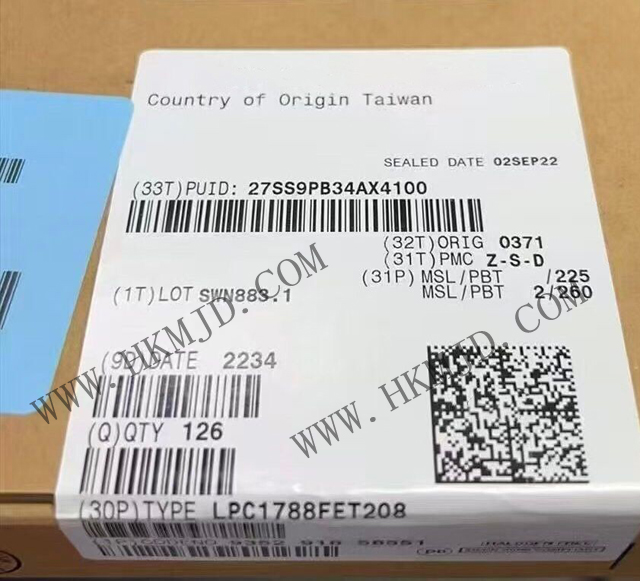 [供應(yīng)] LPC1788FET208 (NXP) 基于 Arm? Cortex?-M3 內(nèi)核的 32位微控制器 IC
